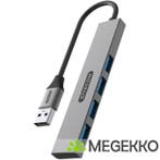 Sitecom USB-A to 4x USB-A Tiny hub, Informatique & Logiciels, Clés USB, Verzenden