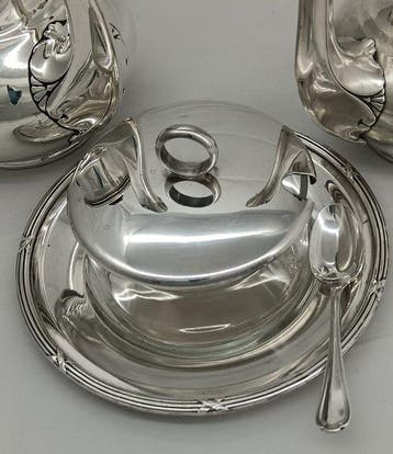 Christofle - Koffieservies - Gallia - Verzilverd -
