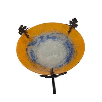 French Art Nouveau - Plafondlamp - IJzer, Glas