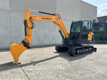 Veiling: Midigraafmachine Hyundai HX55 Diesel 2019, Ophalen