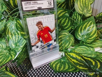 2024 Panini Lamine Yamal - Leaf Prized Rookie #38 - Gem Mint, Nieuw