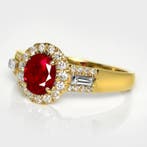 Sans prix de réserve - Bague - 18 carats Or jaune, GIA 1,16