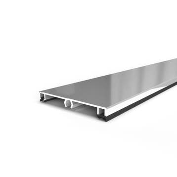 Aluminium klemlijst met beglazingsrubber en schroeven-4500 m, Doe-het-zelf en Bouw, Verzenden, Nieuw
