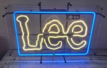 Lee - enseigne au néon Lee - Panneau - Verre, Plastique