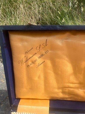 Wiskemann - Messensteun (12) - Metaal - messenhouder, Antiek en Kunst