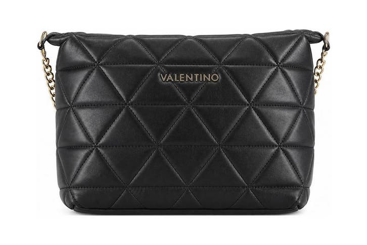 Valentino Schoudertas Zwart, Handtassen en Accessoires, Tassen | Damestassen, Zwart, Gebruikt, Verzenden