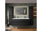 Veiling - Badkamer meubel Set 120 cm zonderkolomkast mat zwa, Doe-het-zelf en Bouw, Sanitair, Nieuw