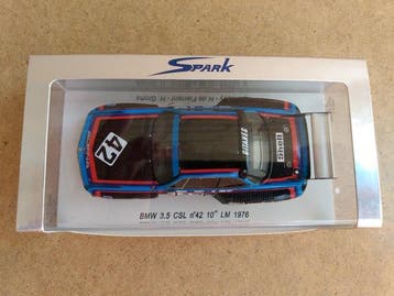 Spark 1:43 - Modelbouwdoos - BMW 3.5 CSL - #42 Le Mans 1976