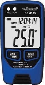 2dekans | Velleman Datalogger, meet temperatuur en, Ophalen of Verzenden, Nieuw