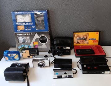 Agfa,Kodak,Pentax, Traveler, Minolta, Extra 250,Instamatic, TV, Hi-fi & Vidéo