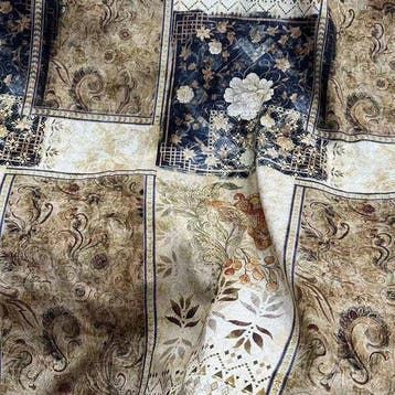 Meubelstof - 450 cm - 145 cm - bohemien-stijl stof