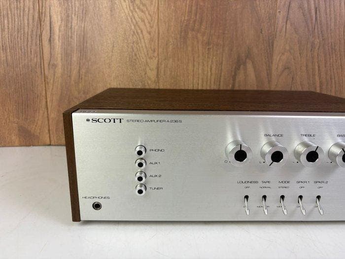 H.H. Scott - A236S Solid state versterker, TV, Hi-fi & Vidéo, Radios