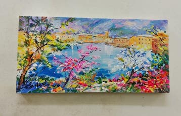 Alfredo Grimaldi (1950) - Vaduta del lago - omaggio al