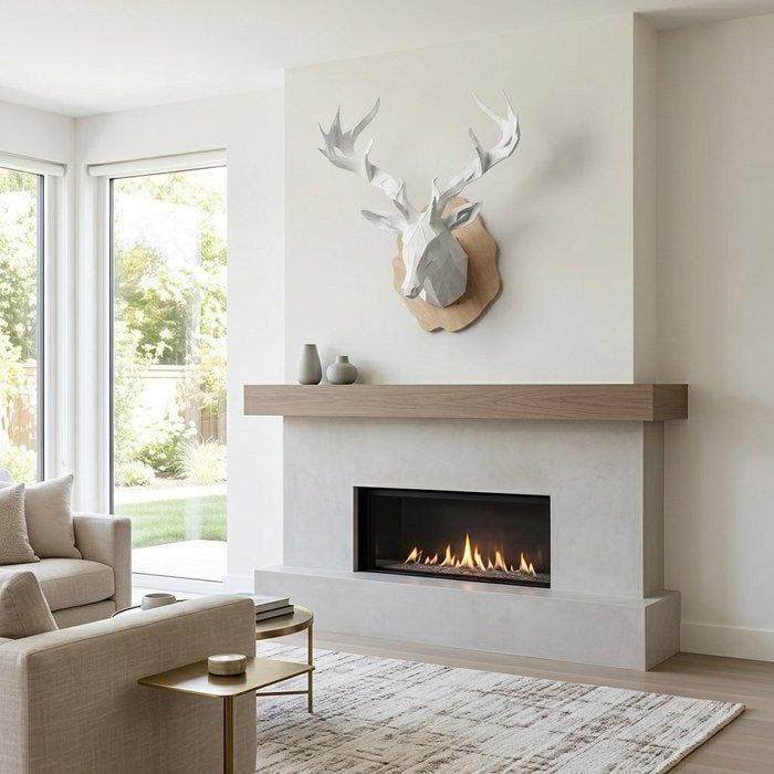 The Rodriguez (Spain) - Deer - White Mirror-Effect, Antiquités & Art, Art | Objets design