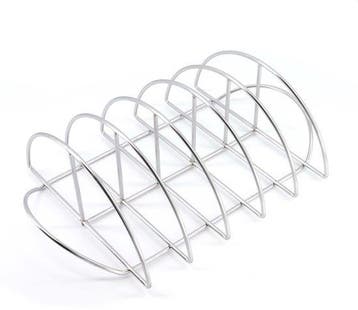 Grill Guru Spare Rib Rack Deluxe – RVS – 40 cm – Spare, Verzenden, Nieuw