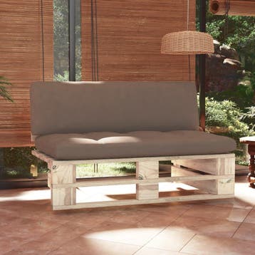 vidaXL Tuinmiddenbank pallet geïmpregneerd grenenhout, Verzenden