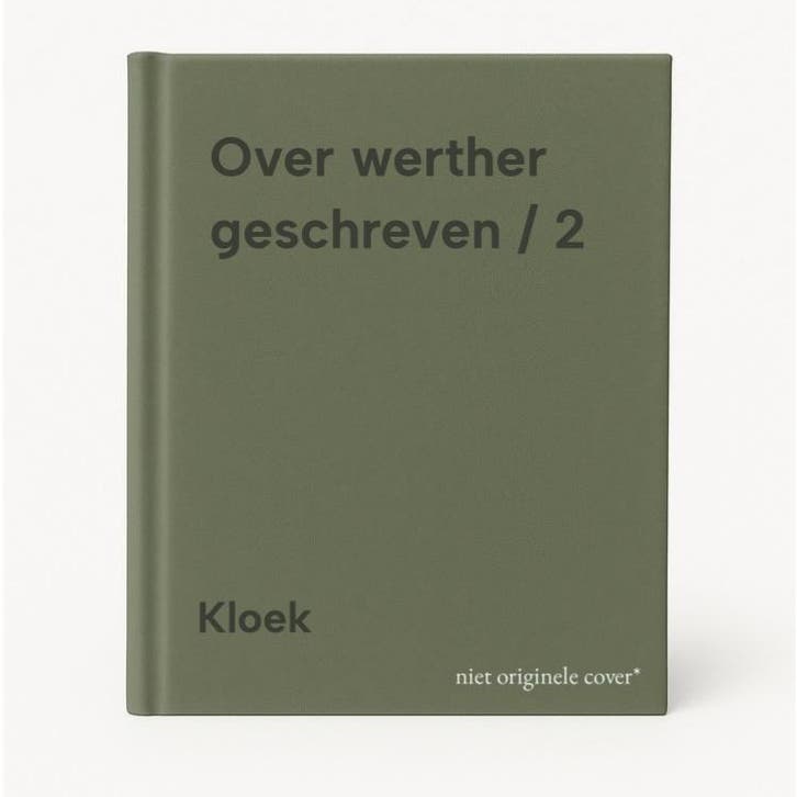 Over werther geschreven / 2 9789061941750 Kloek, Boeken, Overige Boeken, Gelezen, Verzenden
