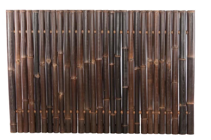 Bamboescherm zwart 60-90mm 120x180cm, Tuin en Terras, Schuttingen, Verzenden