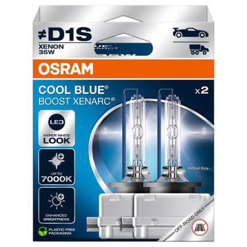 Osram D1S Cool Blue Boost 7000K – 2 stuks, Verzenden