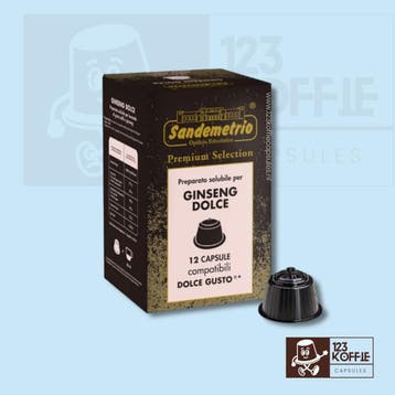 Ginseng koffie capsules Dolce Gusto 12 stuks Sandemetrio, Verzenden