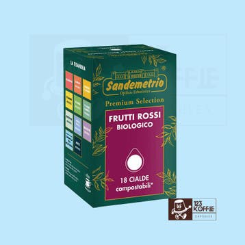 Sandemetrio Infuso ai Frutti Rossi Bio ESE 44 mm Pads | 18 x, Verzenden