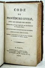 Napoléon - Code de procédure civile, avec les exposés des