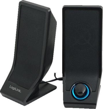LogiLink SP0027 luidspreker 1-weg 2 W Zwart Bedraad, TV, Hi-fi & Vidéo, Amplificateurs & Ampli-syntoniseurs, Verzenden