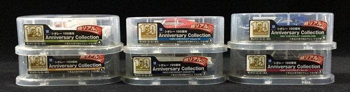 1/601/64 - Modelauto (6) - Set van 6 Suntory BOSS Coffee, Hobby en Vrije tijd, Modelauto's | 1:5 tot 1:12