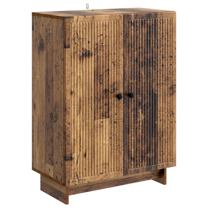 vidaXL Dressoir Oud hout 66 x 34,5 x 90 cm Bewerkt hout, Huis en Inrichting, Kasten | Dressoirs, Nieuw, Verzenden