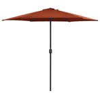 vidaXL Parasol met aluminium paal 270x246 cm, Verzenden, Nieuw