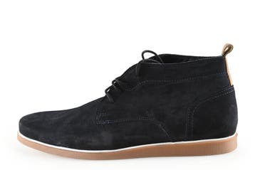 Manfield Veterschoenen in maat 40 Zwart, Verzenden, Veterschoenen