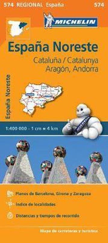 Cataluna Catalunya Aragon Andorra REGNL - Michelin, Verzenden, Nieuw