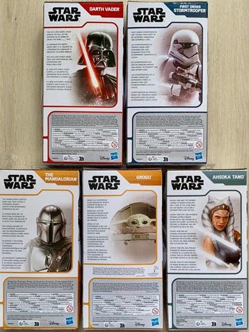 Hasbro - Action figure 5x Star Wars Action Figures [25cm], Verzamelen, Nieuw