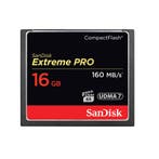 Sandisk Extreme Pro 16GB CF kaart 160 mb/s met garantie, Ophalen of Verzenden, Gebruikt