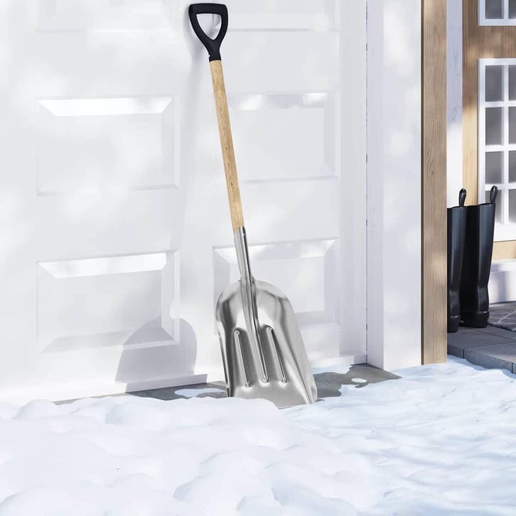 vidaXL Schep Zilver 29 x 122 cm Aluminium, Tuin en Terras, Hand-tuingereedschap, Nieuw, Verzenden