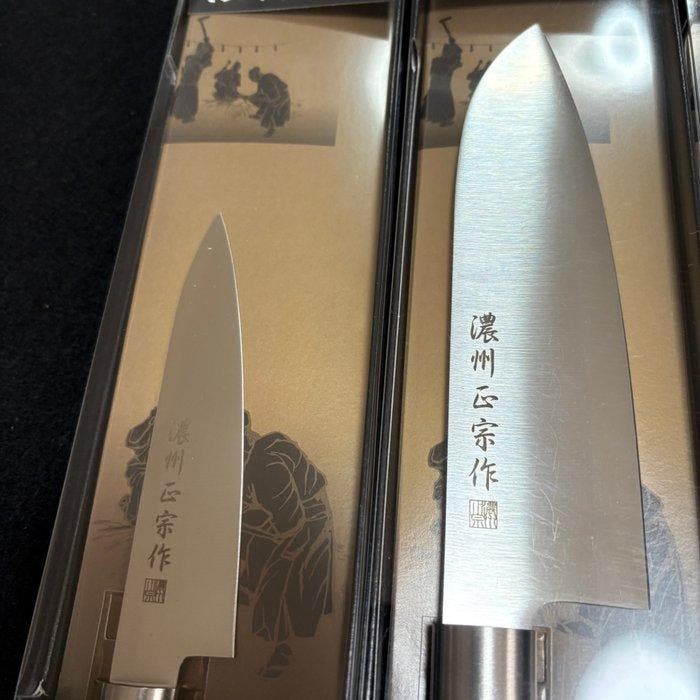 Noshu Masamune  - Keukenmes - Paringsmes, Santoku,, Antiquités & Art, Antiquités | Ustensiles de cuisine