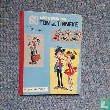 Ton en Tineke - 60 avonturen van Ton en Tinneke - 1958, Eén stripboek, Verzenden, Gelezen, Franquin, André.