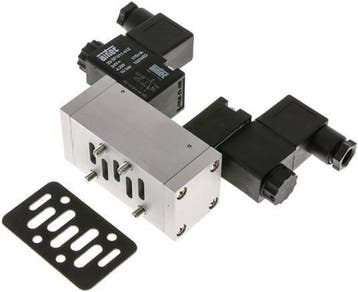 5/3 ISO 5599-1 Middenuitlaat Magneetventiel 24V DC, Verzenden, Nieuw