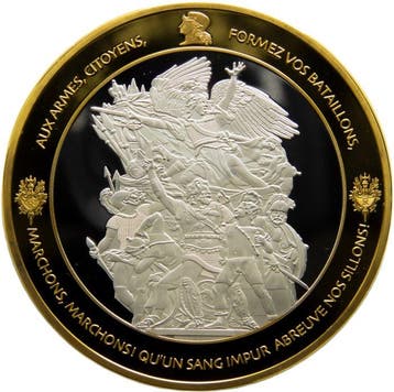 Frankrijk. Historical Medal LES PILIERS DE LA RÉPUBLIQUE RF