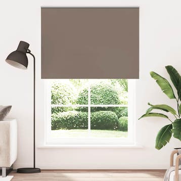 vidaXL Rolgordijn verduisterend koffie 165x210 cm, Verzenden