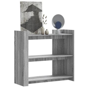 vidaXL Wandtafel 100x35x90 cm bewerkt hout grijs sonoma, Verzenden, Nieuw