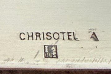 Decoratief dienblad - Christofle - Chrisotel - Frankrijk -