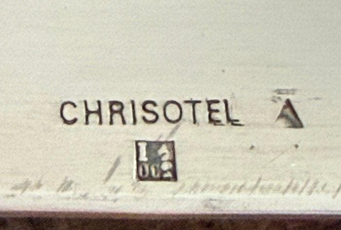 Decoratief dienblad - Christofle - Chrisotel - Frankrijk -, Antiek en Kunst, Antiek | Meubels | Tafels