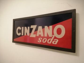 Cinzano soda - Cinzano Soda - Enseigne publicitaire - mille