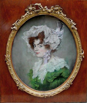 Leopold Widliczka (1870-1940) - Portrait of a young lady in