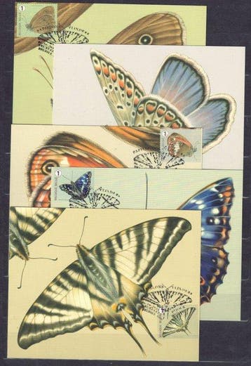 Belgique 2014 - Les 10 timbres sur cartes-maximum émis par