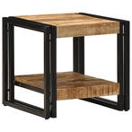 vidaXL Salontafel Bruin 40 x 40 x 38 cm Massief Mango Hout, Huis en Inrichting, Tafels | Salontafels, Verzenden, Nieuw
