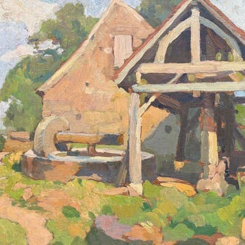 Marthe Debés (1893-1967) - Pressoir des Buarts (vendu sans