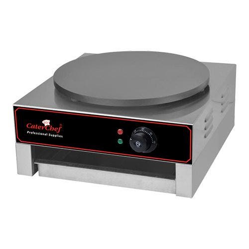 Crêpe bakapparaat | 3kW | plaat Ø40cm uit gietijzer met, Zakelijke goederen, Horeca | Keukenapparatuur, Nieuw in verpakking, Verzenden