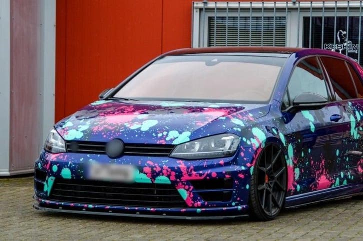Front Splitter voor Volkswagen Golf 7 R / R line, Auto diversen, Tuning en Styling, Ophalen of Verzenden